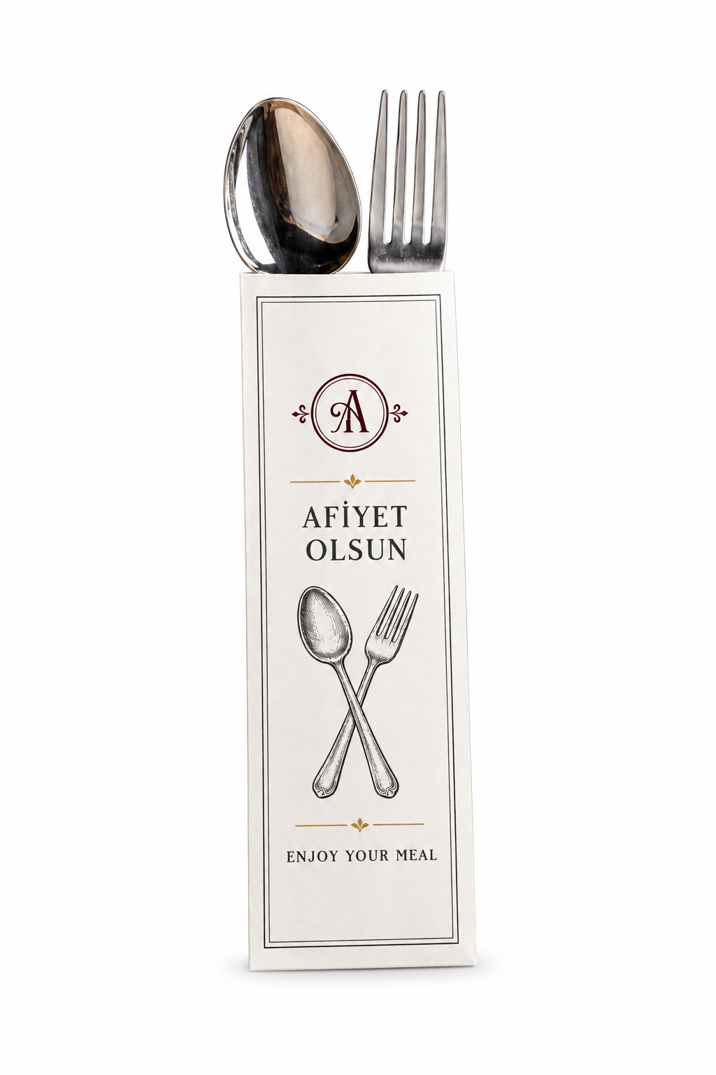 Paper Cutlery Sleeve