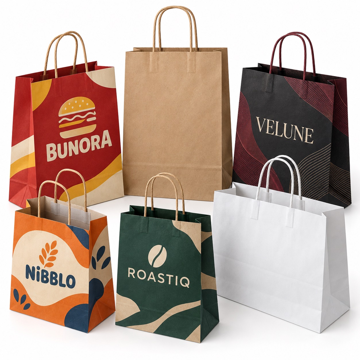 Twisted Handle Kraft Bag